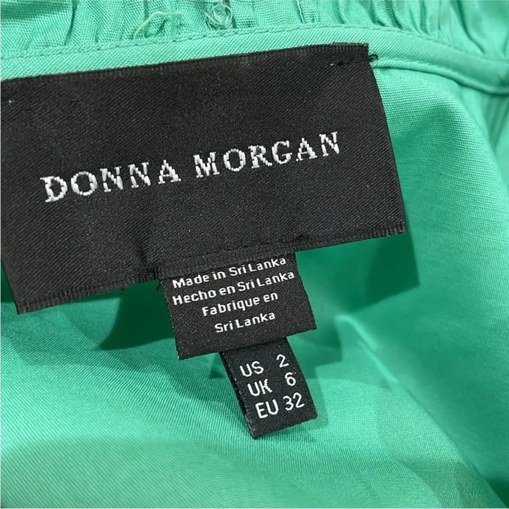 Donna Morgan Green Dress size US 2 - Picture 7 of 7
